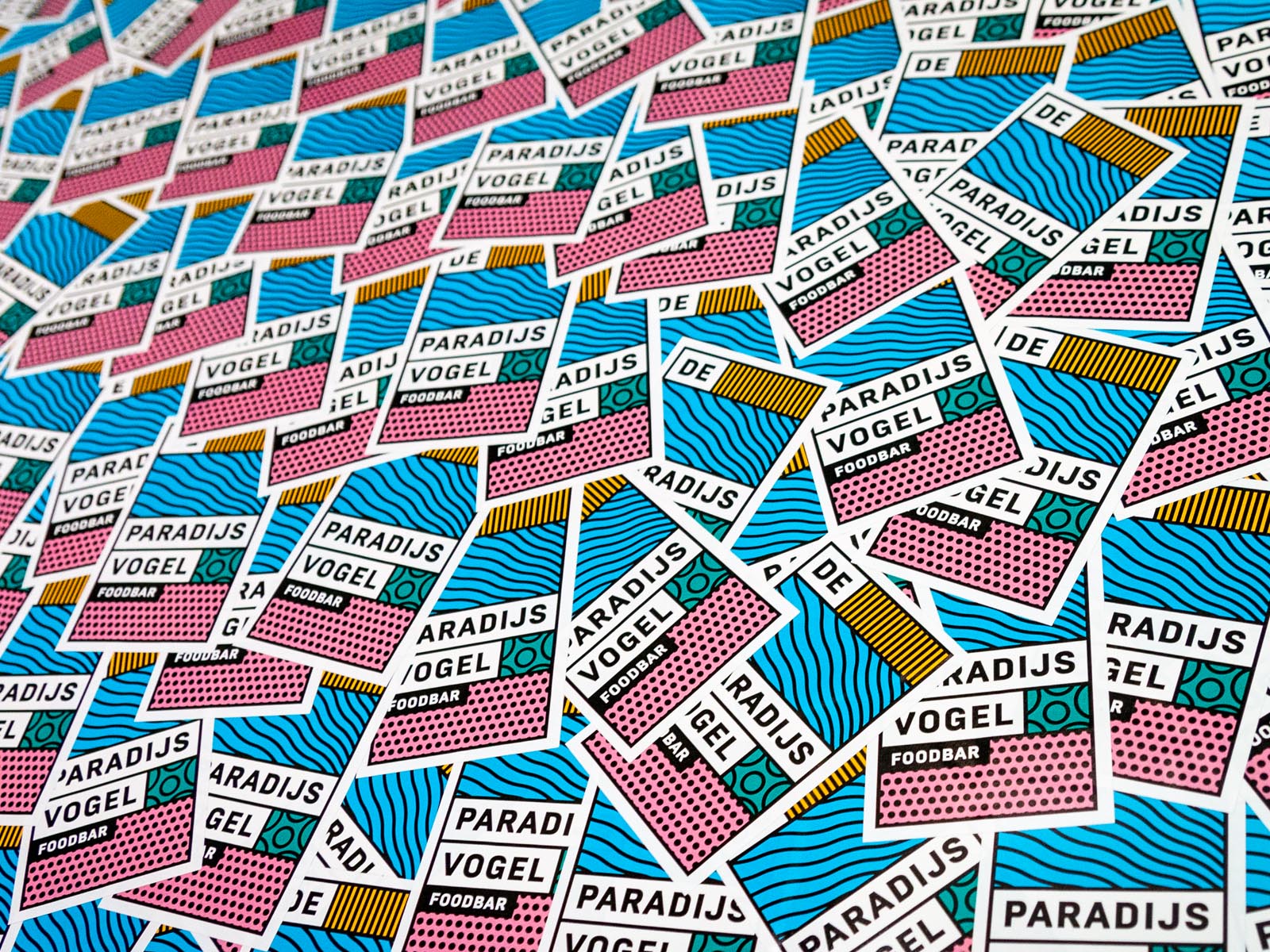 Logo sticker ontwerp